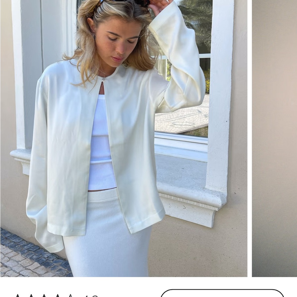 Djerf Avenue Dream Cardigan Cloud